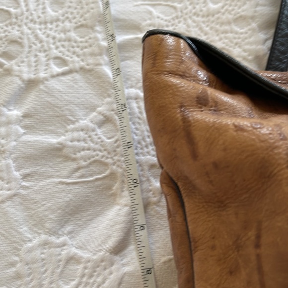 Large SHARIF Vintage Tote, Brown and Black, Very Good Condition, Made in USA - Picture 13 of 16